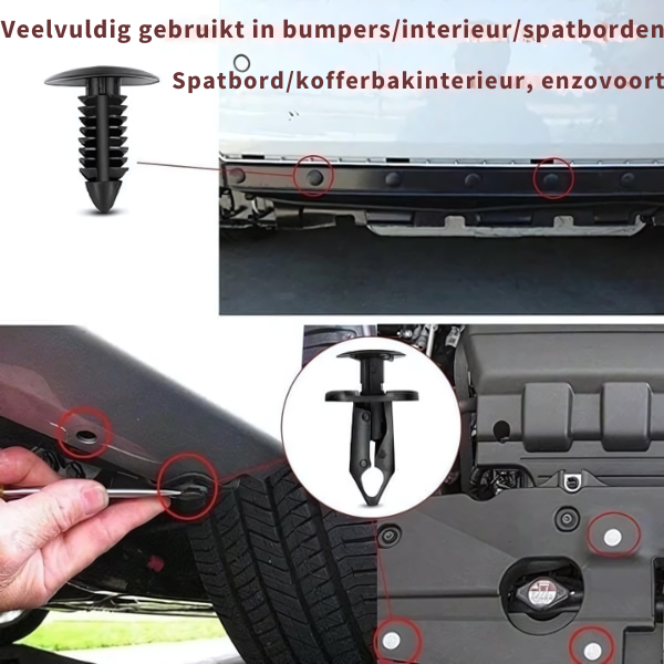 UltraHold™ Clips – Dé oplossing voor snel en veilig vastzetten van auto-onderdelen