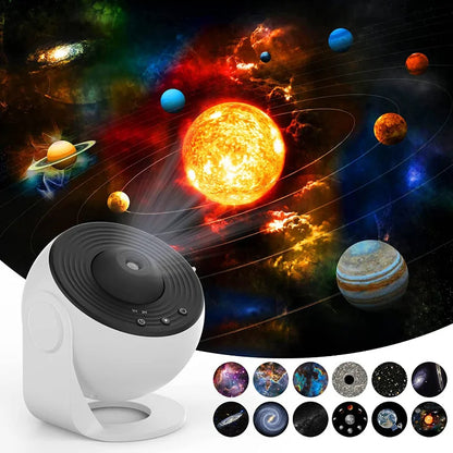 GalaxyLight Pro™: De Ultieme 12-in-1 HD Planetarium Projector voor Thuisgebruik