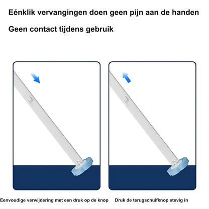 PureTouch Wandtoiletborstel - De #1 keuze voor eenvoudige en hygiënische toiletreiniging