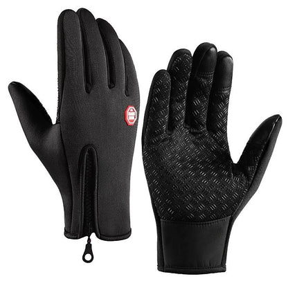 Tacto winterhandschoen zwart, rug en palm