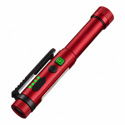 Kelvo werklamp in het rood