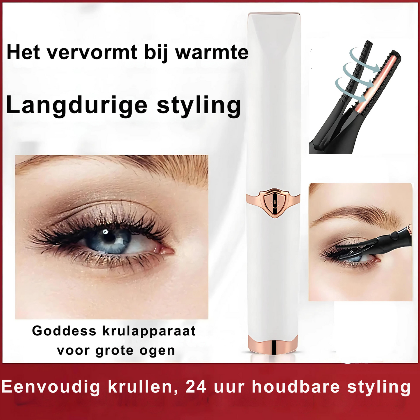 StyloCurl Pro Wimperkruller - Zachte en langdurige krul zonder schade