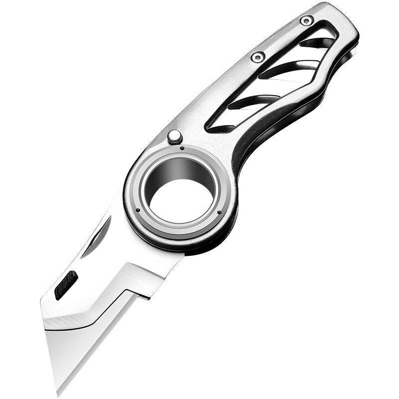 Anelo kartonmes titanium grijs, opengeklapt