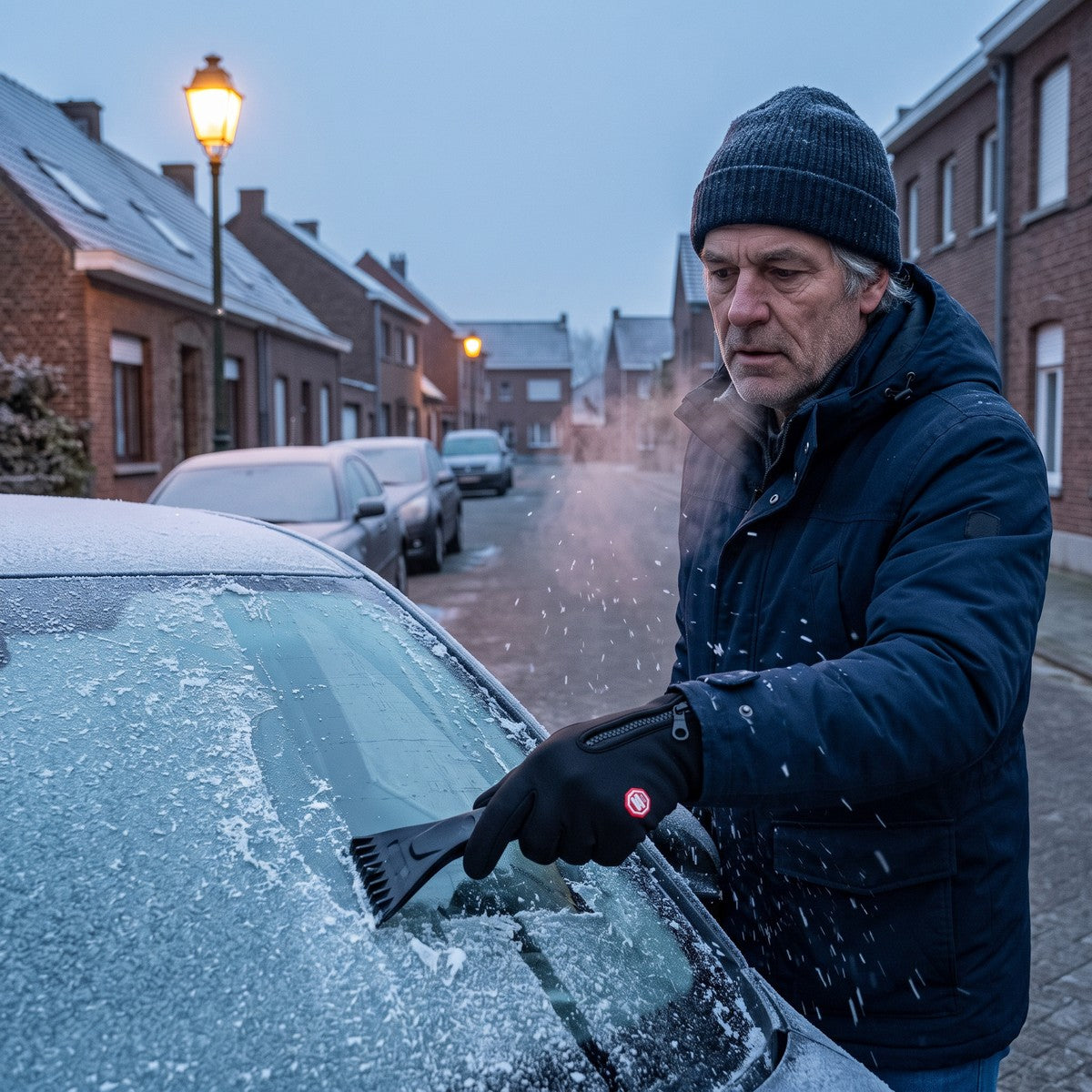Om 7 uur de ruit krabben met Tacto aan