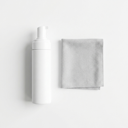 Wat zit erin: fles Aeris en gratis microvezeldoek