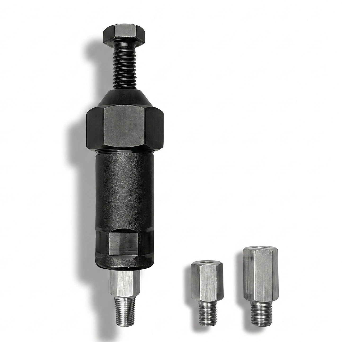Wat zit erin bij de korte staaf: Kravo plus M6- en M8-adapter