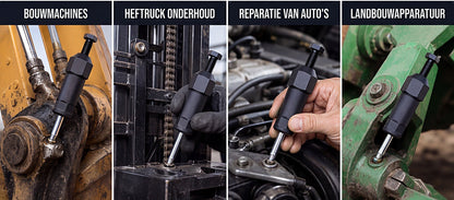 Kravo op bouwmachines, heftruck, auto en landbouwmachines
