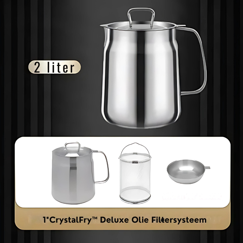 CrystalFry™ Deluxe Olie Filtersysteem