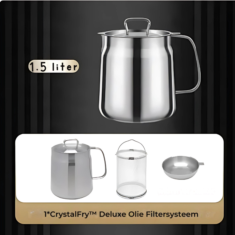 CrystalFry™ Deluxe Olie Filtersysteem