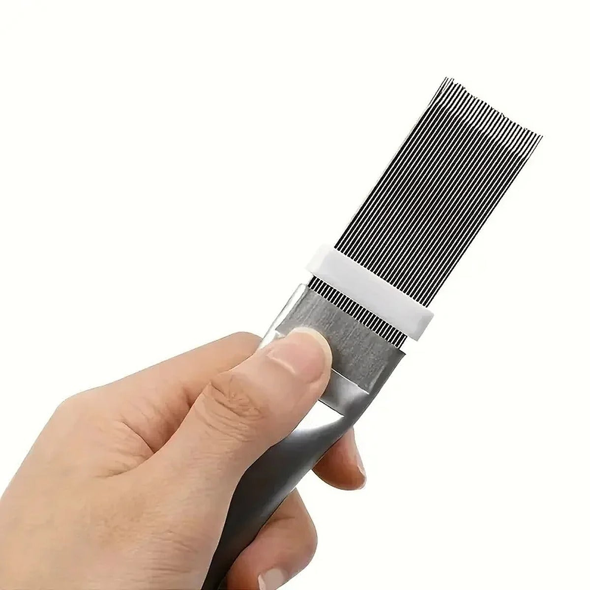 De lamellenkam in de hand, formaat