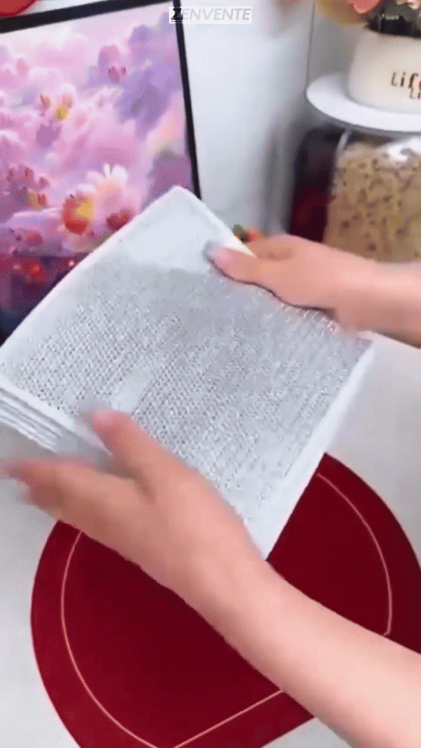 Lustra™ Antikrasdoeken – Voor een perfecte schone pan zonder krassen