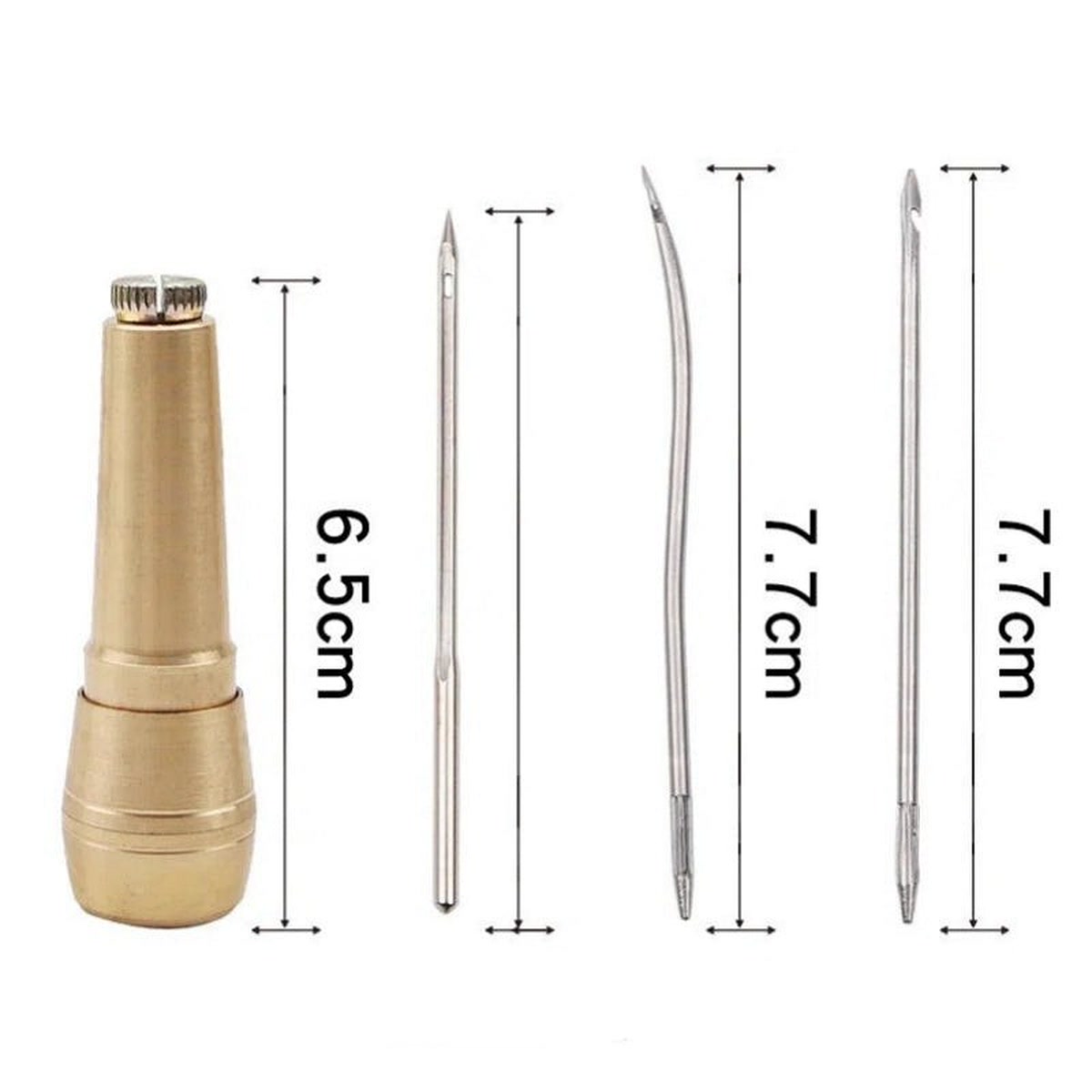 Maten: greep 6,5 cm, naalden 7,7 cm